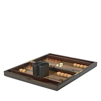 Tizo Polished Tiger Wood Backgammon Set