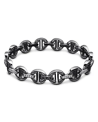 Hoorsenbuhs 18K White Gold Diamond Bridge Link Bracelet