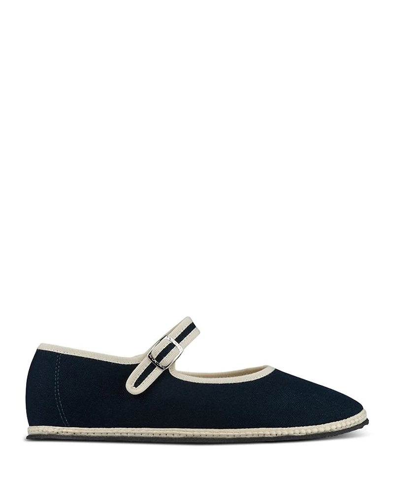 Women's Classic Cotton Mary Jane Flats