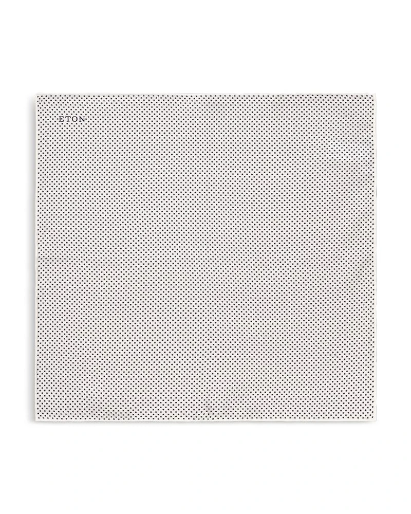 Polka Dot Silk Pocket Square