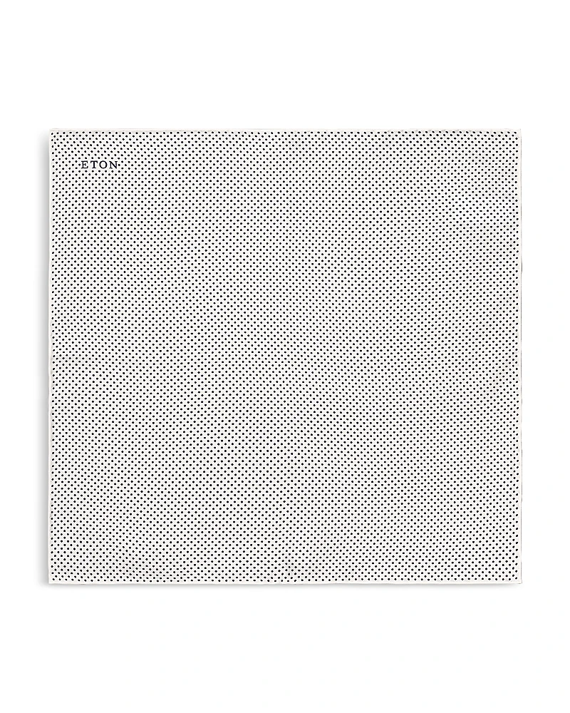 Eton Polka Dot Silk Pocket Square