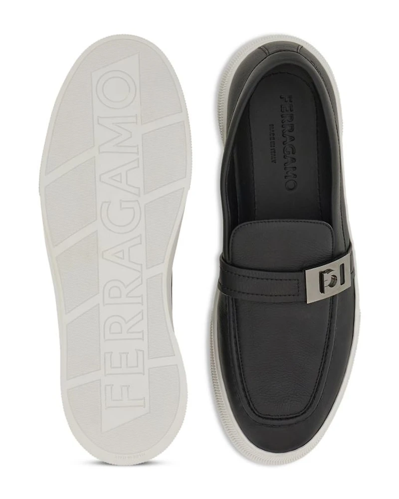 Men's Brad Hybrid Leather Sneaker with Hug Buckle