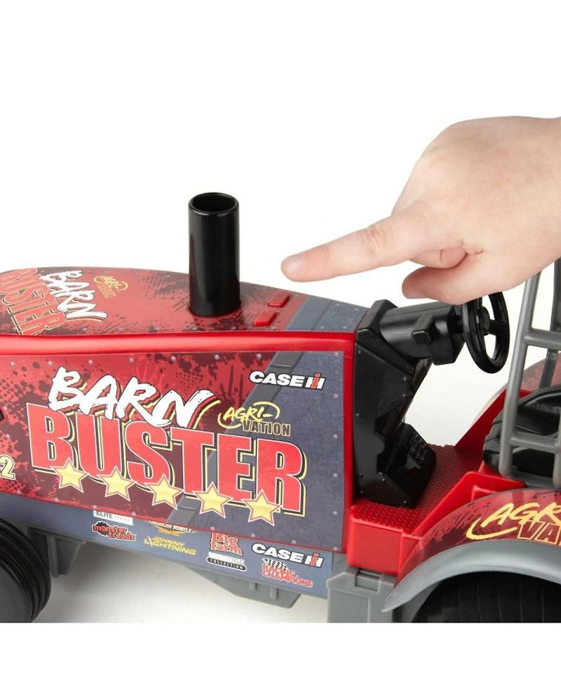 Unisex 1/16 Big Farm Case IH Barn Buster Pulling Toy Tractor 2-4 - Ages 5-7