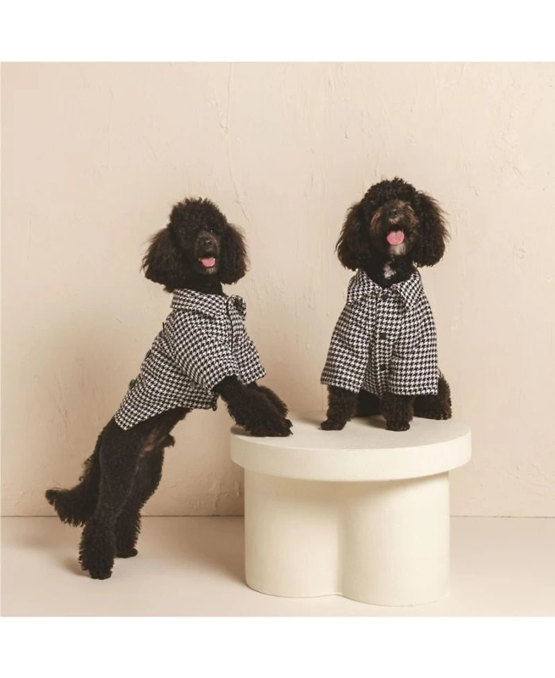 British Houndstooth Pet Jacket