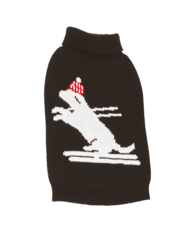 Skiing Dog Pet Sweater