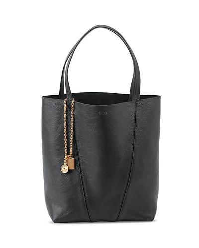 Spin Medium Leather Tote