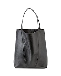 Leather Spin Large Tote