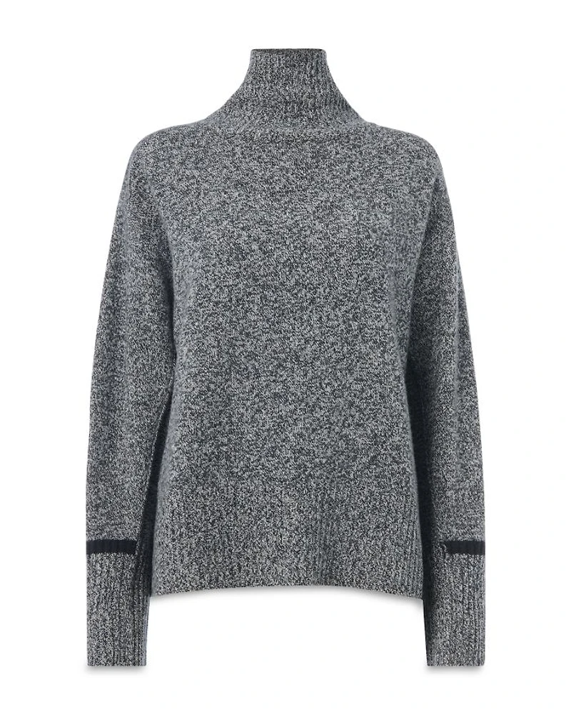 Wool Fleck Funnel Neck Sweater