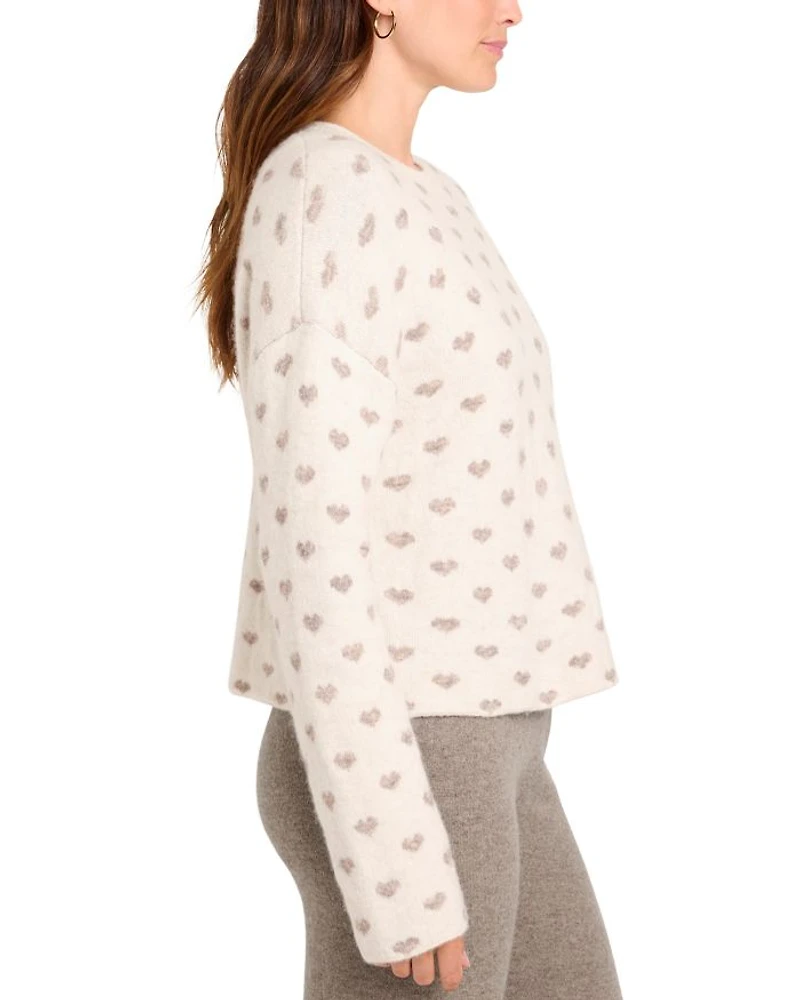 Lolly Hearts Crewneck Sweater
