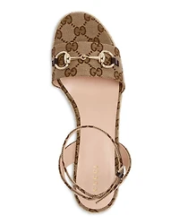 Women's GG Espadrille Platform Sandals