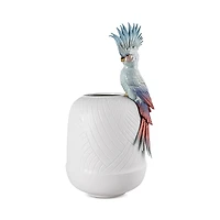Lladro Cockatoo Vase