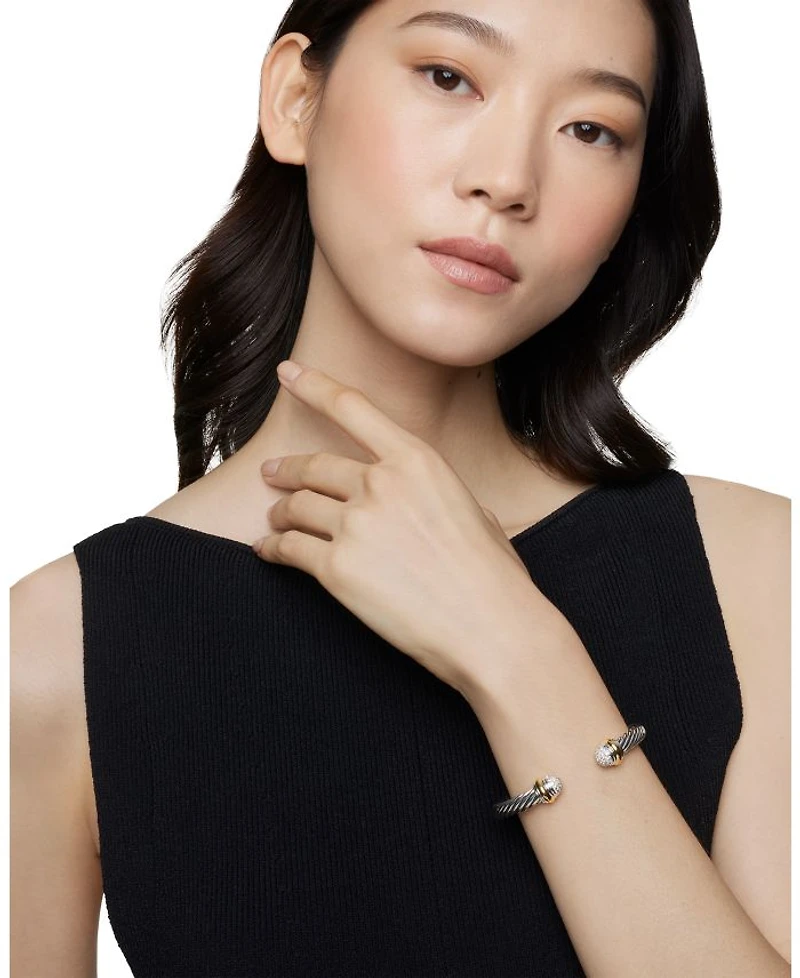 Cable Classics Bracelet with Diamonds and Gold