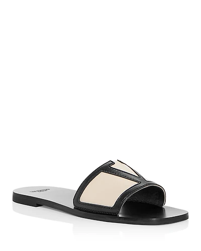Valentino Garavani Women's Viva Superstar VLogo Slide Sandals