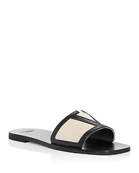 Valentino Garavani Women's Viva Superstar VLogo Slide Sandals