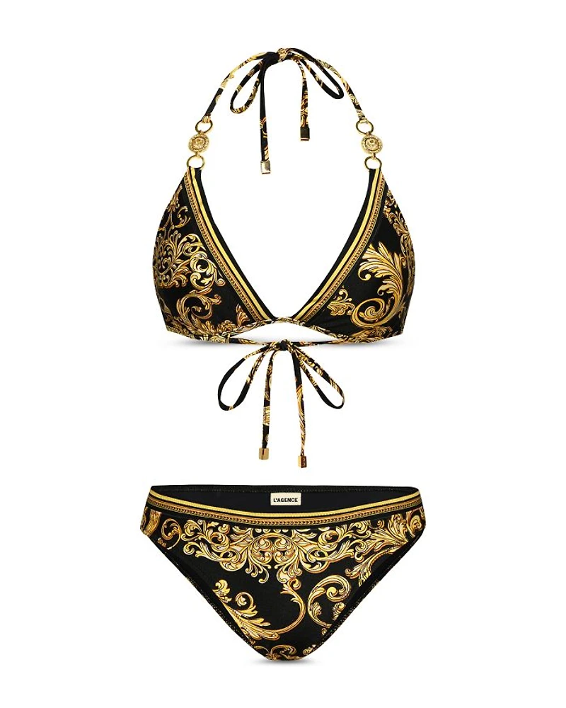 Annabelle Baroque Triangle Bikini Top