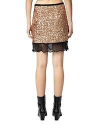 Justicias Sequin Mini Skirt