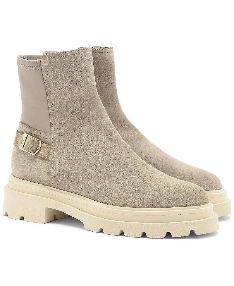 Santoni Women's Erin Suede Ankle Bootie