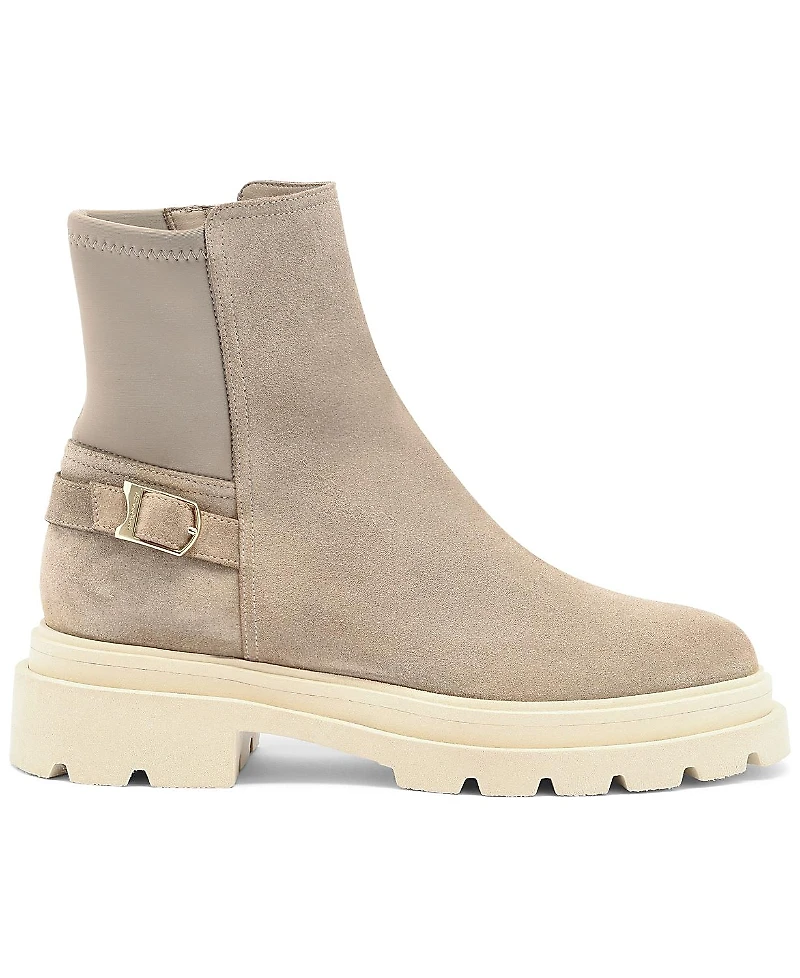 Santoni Women's Erin Suede Ankle Bootie