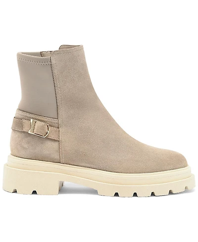 Santoni Women's Erin Suede Ankle Bootie