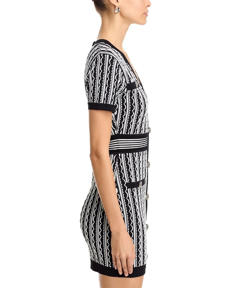 Textured Mini Dress