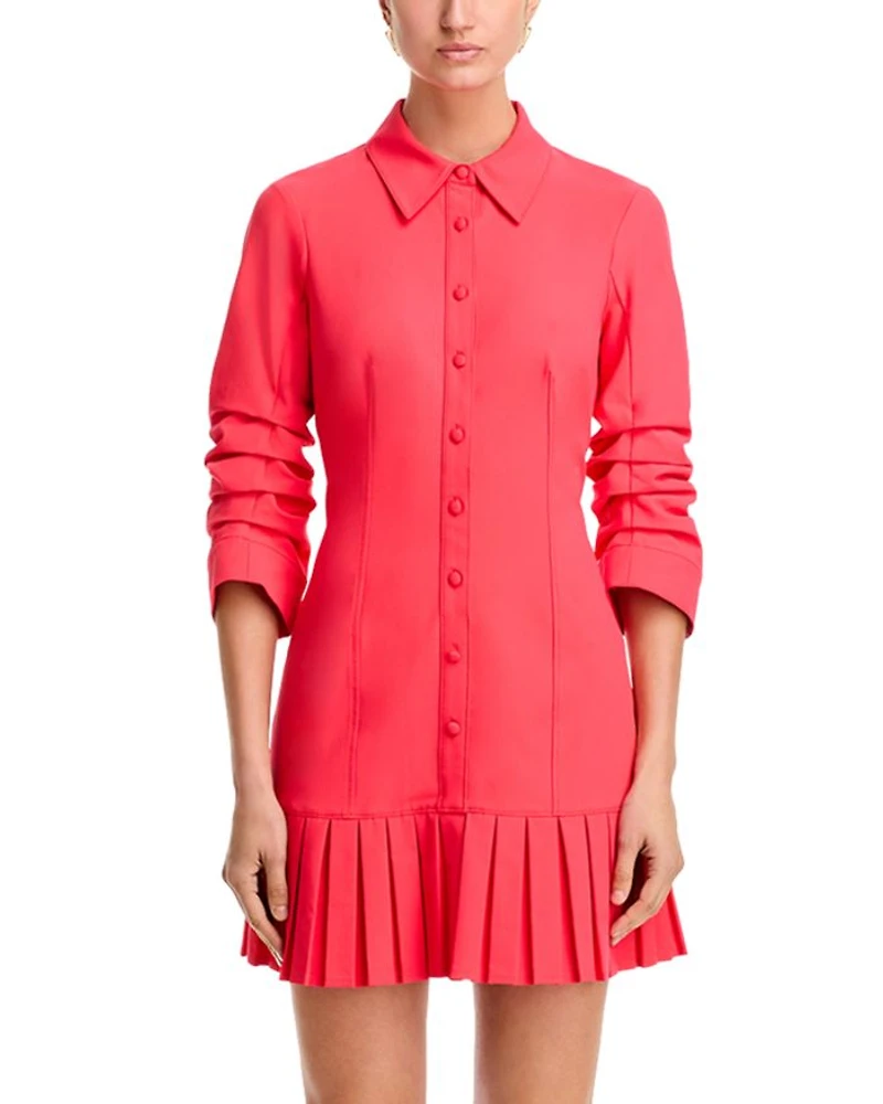 Lucilla Twist Front V Neck Dress