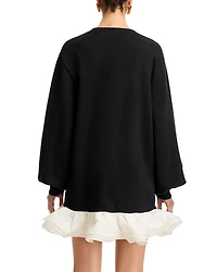 Oakley Contrast Hem Sweater Dress