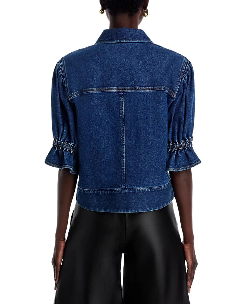 Holly Half Sleeve Denim Jacket
