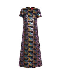Super Swing Dress Spritz Blue Petro
