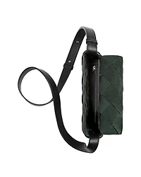 Diago Intreccio Leather Crossbody Bag