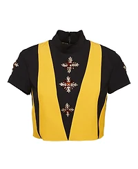 Harlequin Top Solid Black