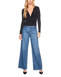 V Wire Long Sleeve Top
