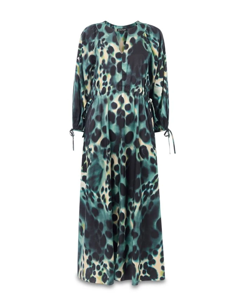 Misty Leopard Print Dress