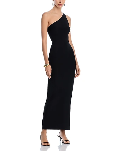 Afrm Foley Open Back One Shoulder Dress