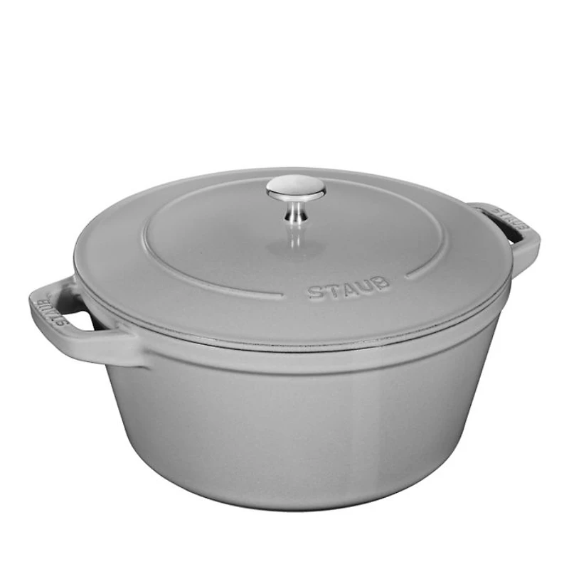 4 Pc Stackable Enameled Cast Iron Set