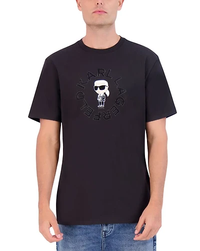 Little Karl Circle Logo Tee