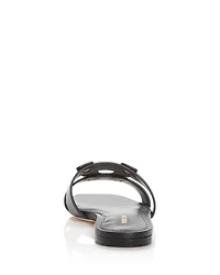 Women's Via Leather Slide Sandals
