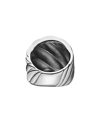 Sterling Silver Sculpted Cable Ring