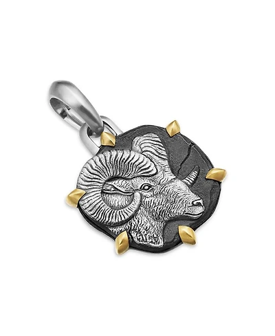 Sterling Silver & 18K Yellow Gold Zodiac Amulet Enhancer