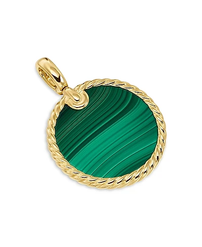 David Yurman Small Cable Disc Amulet