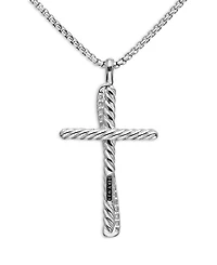 Crossover Cross with Diamonds on Chain