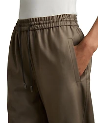 Tie Waist Tapered Pants