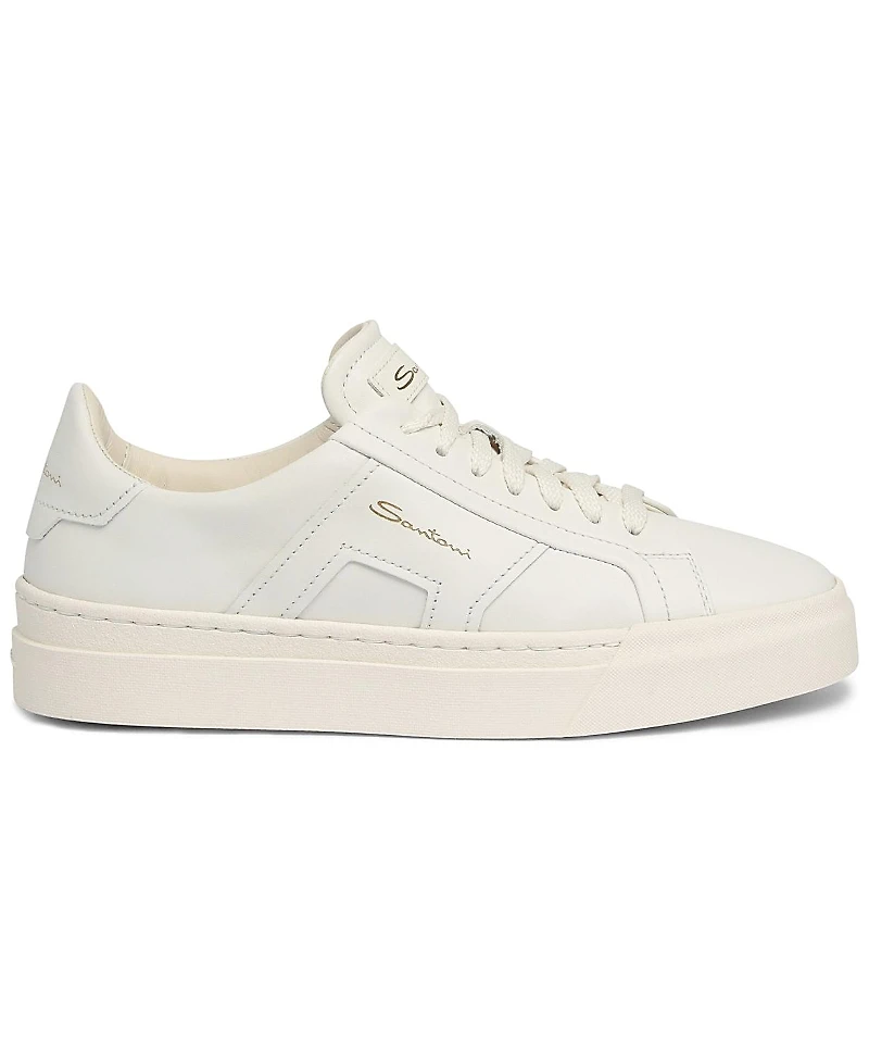 Santoni Women's Dbs Double Buckle Sneaker