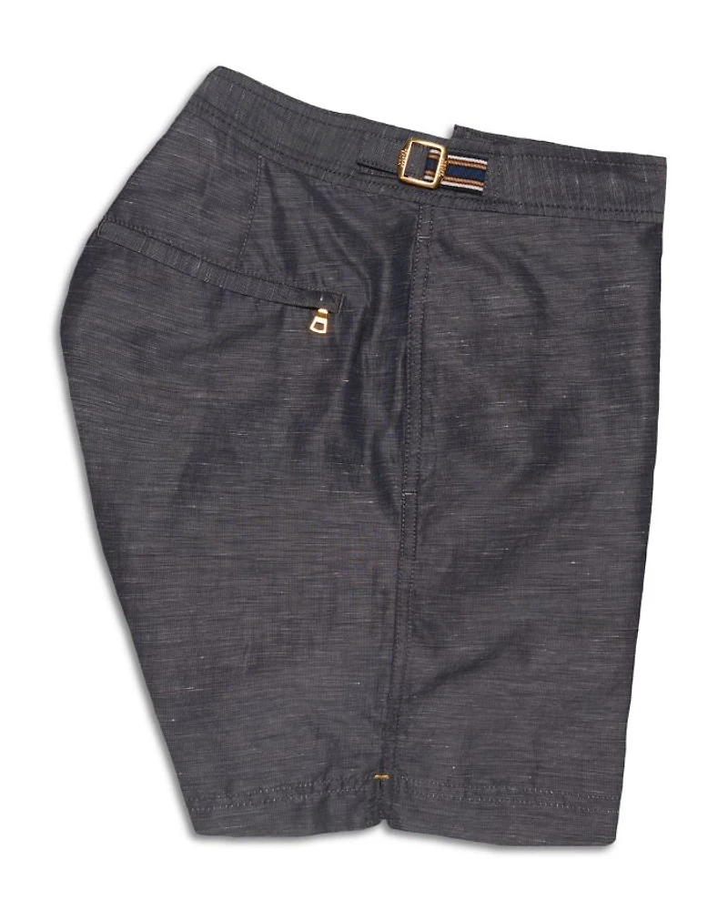 Bulldog Linen Tape 6" Swim Trunks