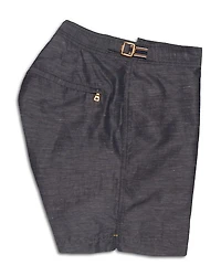 Bulldog Linen Tape 6" Swim Trunks
