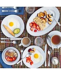 Quotidien White Truffle 16 Piece Dinnerware Set