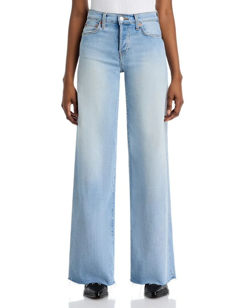 Mid Rise Wide Leg Palazzo Jeans Cielito