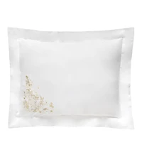 Dea Palm Beach Ibla Embroidered Sateen Boudoir Sham