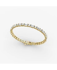 Mixed Shape Bracelet, Emerald & Round Brilliant Lab Grown Diamonds