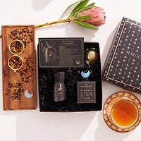 Astrology Minded Mini Gift Set with Opal Moon Strainer, Capricorn