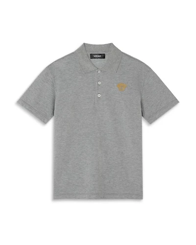 Boys' Piquet Medusa Outline Polo - Little Kid, Big Kid